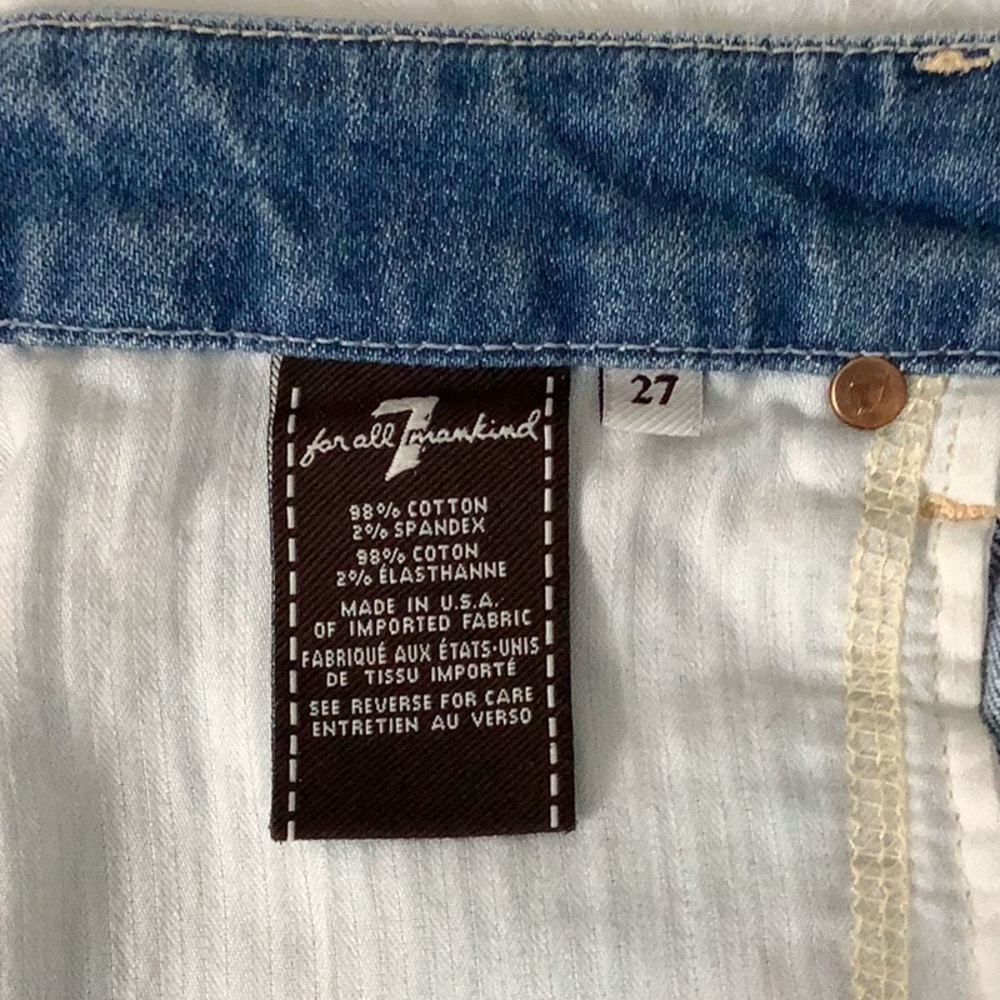 7 FOR ALL MANKIND Jean Skirt - Picture 5 of 5